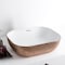 Whitehaus Rctnglr Above Mount Basin W/ An Embossed Exterior, Interior, And Center WH71302-F23 - alternate 2